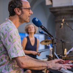 Romain Lemire mit Myriam Gastebois