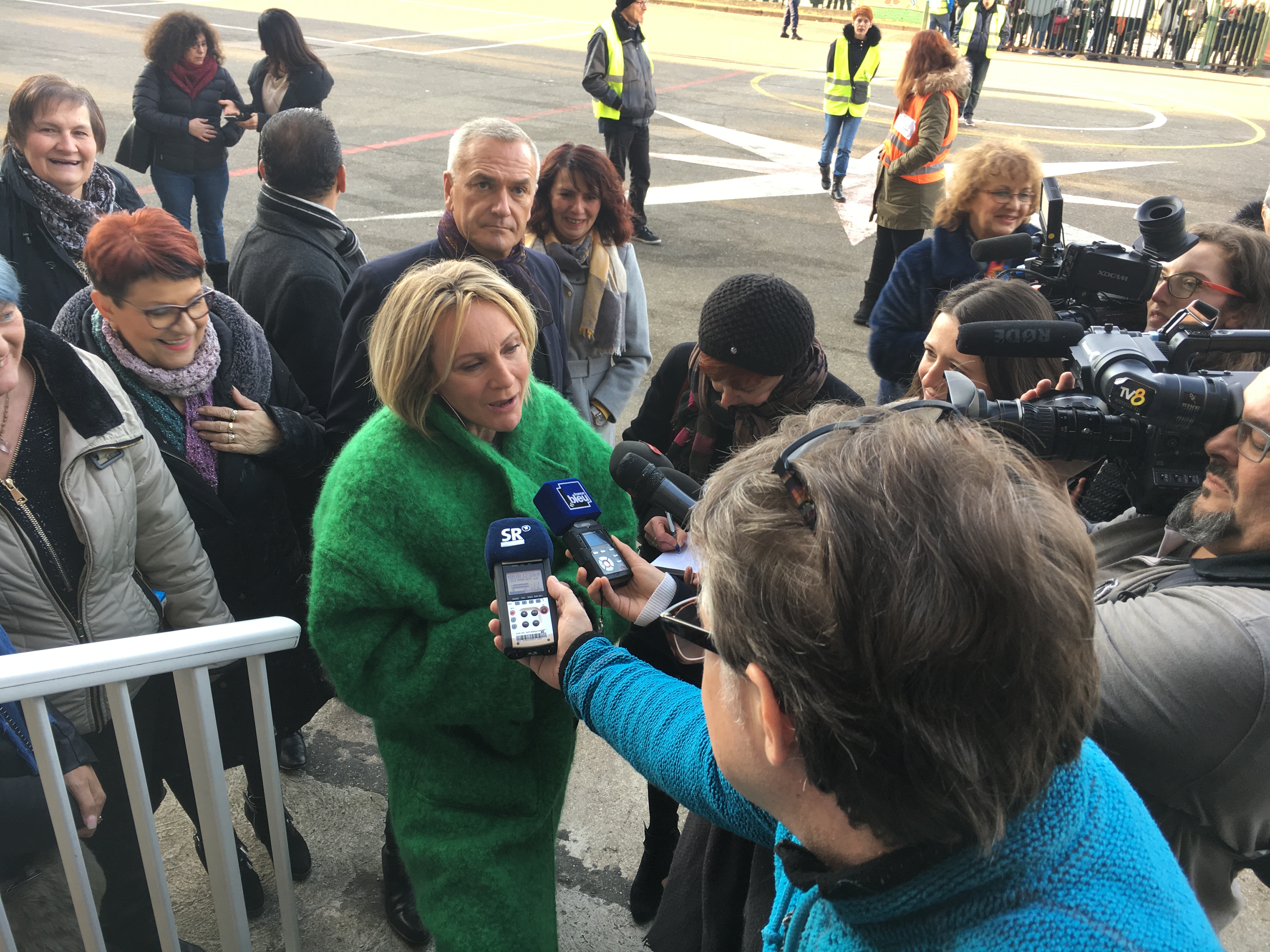 Patricia Kaas bei sich daheim