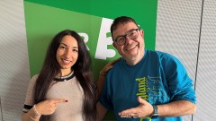 Viviana & SR3 Moderator Christian Job