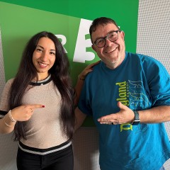 Viviana & SR3 Moderator Christian Job